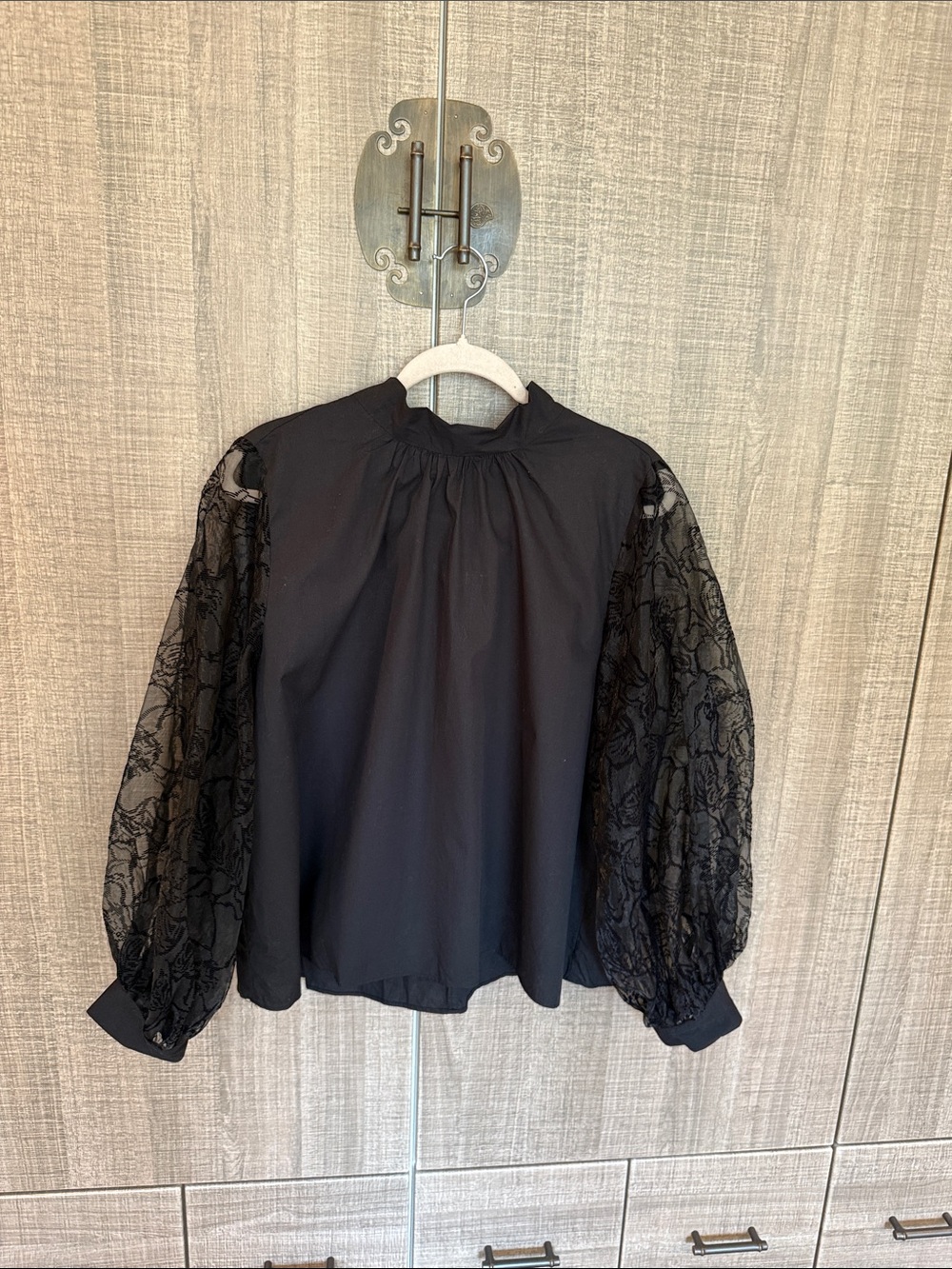 Zara Organza‎ Sleeve Blouse